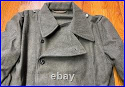 Wwii German Waffen Panzer Tanker Field Grey Wool Wrap Jacket-size 1 (38-42r)