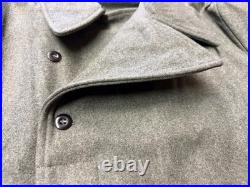 Wwii German Waffen Panzer Tanker Field Grey Wool Wrap Jacket-size 1 (38-42r)
