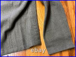 Wwii German Waffen Panzer Tanker Field Grey Wool Wrap Jacket-size 2 (44-46r)
