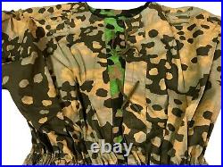 Wwii German Waffen Plane Tree Camo Reversible Field Smock- Size 3 (44-48r)