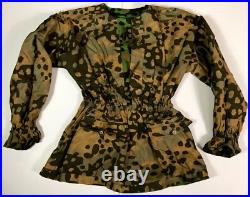 Wwii German Waffen Plane Tree Camo Reversible Field Smock- Size II (40-44r)