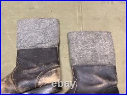 Wwii German Winter Felt Boots-size 10, Post War Made