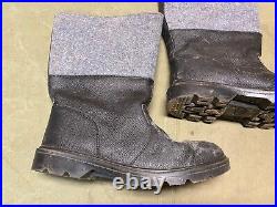 Wwii German Winter Felt Boots-size 11