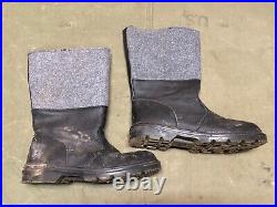 Wwii German Winter Felt Boots-size 11