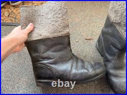 Wwii German Winter Felt Boots-size 11, Post War Made