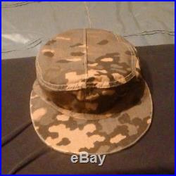 Wwii German Wss 44 Dot Camo Tunic + M42 Camo Cap + Helmet Cover U. S. A. Reproduc