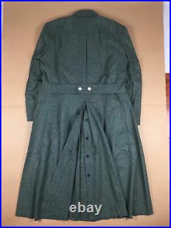 Wwii Reenactment Army Wh M40 Field Wool Greatcoat Military Trench Coat Size M