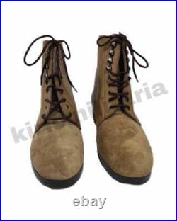 Wwii Texled German Low Leather Boots