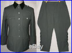 Wwii Ww2 Elite Summer M36 Field Officer Cotton Tunic & Breeches Uniform M