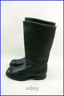 Wwii Ww2 German Army Em Black Leather Military Combat Boots Size 29