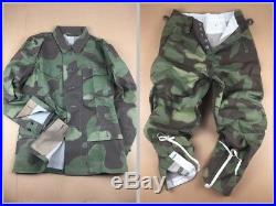 Wwii Ww2 German Army M43 Italian Camo Field Tunic & Trousers Set, Size L