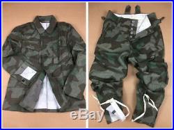 Wwii Ww2 German Army Wh M43 Splinter Camo Field Tunic & Trousers Set, Size L