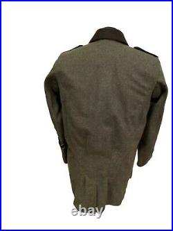 Wwii Ww2 German M36 Wool Tunic & Breeches Suspenders Reenactors Size Large 44