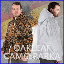 Wwii Ww2 Winter Warm Oak Leaves Camo Parka Overcoat Outwear Reversible Coat XXL